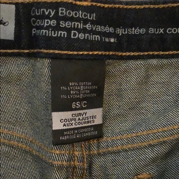 NWT Curvy Boot Cut Jeans - Picture 5 of 6